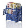 Kunststoff Boxen Schrank Größe XL, 136x76x154 cm, blau