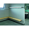 Garderobensitzbank Typ E Wandmontage