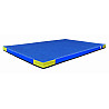 Tec-Niedersprungmatte blau 15cm Klett&Flausch