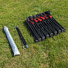 Transportable Spielerkabine für 6 Personen
