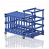 Kunststoff Trolley, mit Deckel, 144x69x111 cm