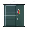 Magnethaftende Sport-Lehrtafel Volleyball