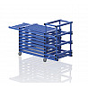 Kunststoff Trolley, mit Deckel, 184x69x111 cm