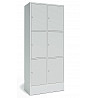 Großraum-Schließfachschrank, 6 Fächer, 3 übereinander