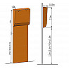 Kletterwand-Modul MTM-05   2,5 x 8 m, 105 Klettergriffe