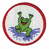 Stoffabzeichen Frosch