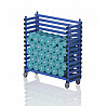 Kunststoff Einschub Trolley 123x42x133 cm