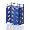 Kunststoffschrank 12 Fächer, 176x76x227 cm