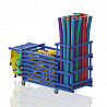 Kunststoff Trolley, ohne Deckel, 184x111x69 cm