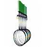Badmintonschläger Wandablage für 10 Schläger