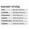 Baumodul 1 (9-teilig)