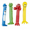 Tauchmonster, Stabform, 4er-Set sortiert