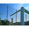 Aluminium Fußballtor, 7,32 x 2,44 m, silber eloxiert, eckverschweißt