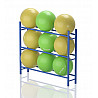 Kunststoffablage für Gymnastikbälle 209x40x175 cm