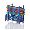 Mobiler Kunsstoffbehälter 135x57x150 cm