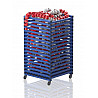 Kunststoff Trolley für Wassertrennleinen (B x H x T) 80 x 150 x 80 cm