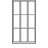 EVOLO Fächerschrank mit 9 Fächern