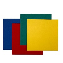 Sportfliese, Niederflor, Bodenquadrat 40 x 40 cm, 5 mm stark