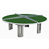Runder Tischtennistisch