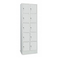 Großraum-Schließfachschrank, 10 Fächer, 5 übereinander