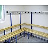 Garderobensitzbank Typ B Einseitig