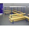 Garderobensitzbank Typ B Einseitig