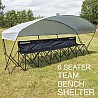 Transportable Spielerkabine für 6 Personen
