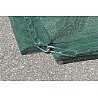 Sandgrubenabdeckung mit Beschwerungskette