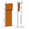Kletterwand-Modul MTM-05   2,5 x 7 m, 90 Klettergriffe