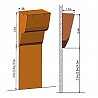 Kletterwand-Modul MTM-06   2,5 x 6 m, 75 Klettergriffe