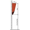 Kletterwand-Modul MTM-08   2,5 x 6 m, 75 Klettergriffe