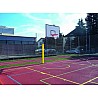 Basketball Einsäulen Stahlrohr Anlage 10 x 10 cm für Bretter 180 x 120 cm