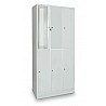 Großraum Schließfachschrank, 3 Abteile, 6 Fächer