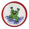 Stoffabzeichen Frosch
