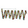 Gymnastikband Regenbogenfarben 5m