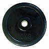 Hantelscheibe, schwarz, gummiert, 10 kg