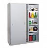 Geräteschrank Typ 6, Stahlblech-Schiebetüren