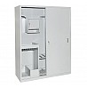 Geräteschrank Typ 6, Stahlblech-Schiebetüren