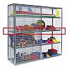 Fachboden Stahl 200cm für Wellengitterschrank 
