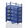 Kunststoffschrank 12 Fächer, 176x76x227 cm