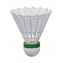 BENZ Nylon Badmintonbälle Classic Weiß in 6er Dose