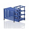 Kunststoff Trolley mit Deckel 144x69x111 cm