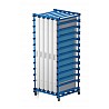 Mobiles Kunststoff-Rack (B x H x T) 105 x 254 x 102 cm
