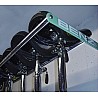 Wandablage für Großbälle oder Einräder