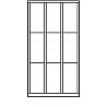 EVOLO Fächerschrank mit 9 Fächern