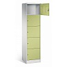 Fächerschrank in doppelter Breite