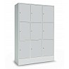 Großraum Schließfachschrank, 9 Fächer, 3 übereinander