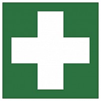 Rettungszeichen - Erste Hilfe 20x20 cm