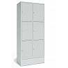 Großraum-Schließfachschrank, 6 Fächer, 3 übereinander