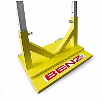 Badminton Doppelpfosten fahrbar 65 kg